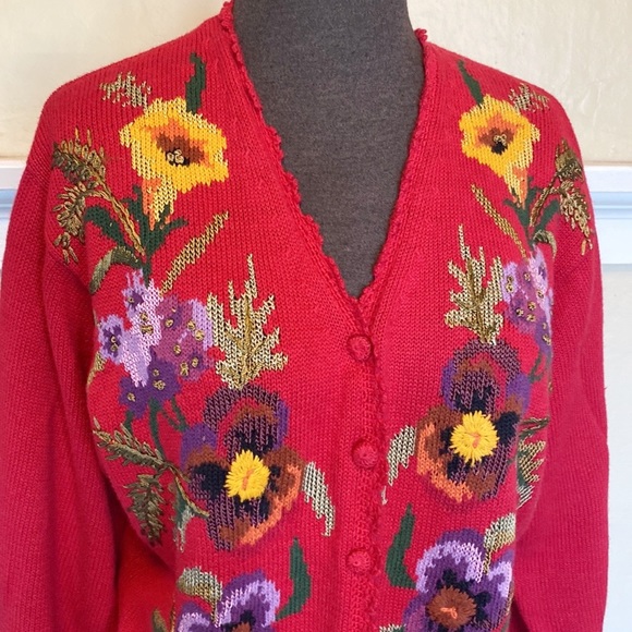 Vintage Susan Bristol New Traditions Embroidered Cottagecore - Picture 2 of 12